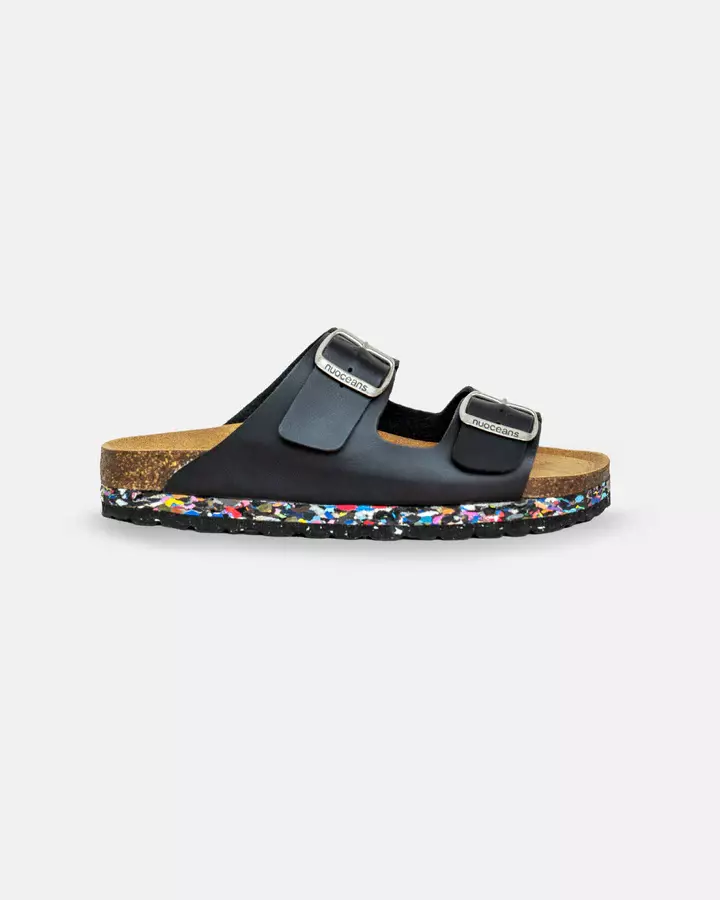 Nuoceans Schlappe Onyx  schwarz